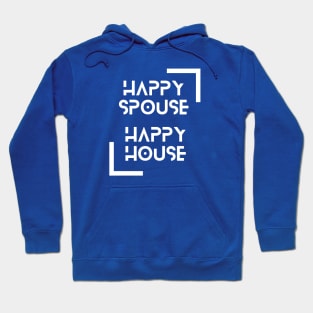 Happy Spouse (white graphic) Hoodie